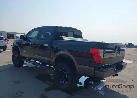 2019 Nissan Titan Platinum Reserve from USA, damaged, VIN 1N6AA1E5XKN530748